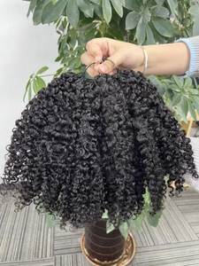 Confezione da 100g di <span class=keywords><strong>Extension</strong></span> per Capelli Umani all'Uncinetto, Onda Profonda, Senza Nodi, Pre-Separate, Trecce all'Uncinetto - Product Image 3