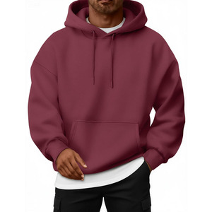 Casual Long Sleeve <b>Men</b> Heavyweight <b>Hoodies</b> with Personalized Design Wholesale Plain Colors Adults Size <b>Men</b> <b>Oversize</b> <b>Hoodies</b> - Product Image 2