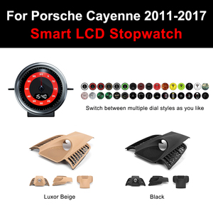 นาฬิกาจับเวลา นาฬิกาบอกเวลา นาฬิกาเข็มทิศ จอ LCD ใหม่ สำหรับแผงหน้าปัดรถยนต์ Porsche Cayenne ปี 2010-2017 รุ่น NaviHua อุปกรณ์อิเล็กทรอนิกส์ในรถยนต์ - Product Image 6