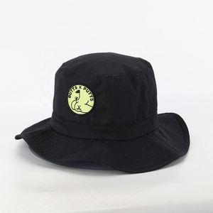Casquette de plage en polyester à séchage rapide avec broderie Gorras réglable de haute qualité personnalisée, chapeau seau en gros avec ficelle à large bord de pêcheur - Product Image 2