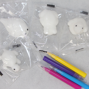 Hot Selling Kids Color Diy <strong>Squishies</strong> Set Cute Blank <strong>unicorn</strong> <strong>Squishies</strong> Character Statue Painting Kit With Markers - Product Image 6