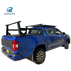 Tonneau ฝาปิดอลูมิเนียมแข็งที่คลุมเตียงรถบรรทุกสีเงินพร้อมแร็คหลังคาบรรทุกของสำหรับ <span class=keywords><strong>Ford</strong></span> <span class=keywords><strong>Ranger</strong></span> T6 <span class=keywords><strong>wildtrak</strong></span> Isuzu D MAX - Product Image 3