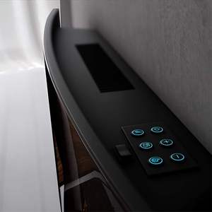 <span class=keywords><strong>Chimenea</strong></span> eléctrica directa de fábrica de 22 pulgadas, 2000W de potencia, 2 luces LED, 20 M2 de cobertura, 2200 llamas curvas, control remoto, listo, 2 niveles de potencia - Product Image 3