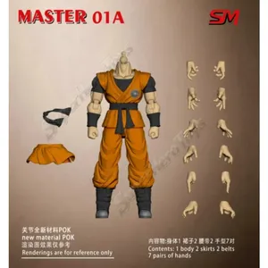 Preventa: Figura de Acción SM DXD MASTER 01A/B de Son Goku Ultra <span class=keywords><strong>Instinto</strong></span>, PVC Plateado Metálico, Colección SHF, Regalo - Product Image 6