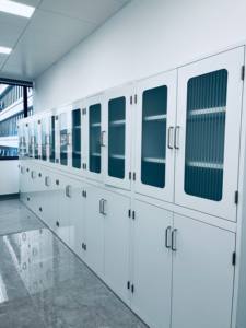 خزانة تخزين طبية مخصصة للمستشفيات والمختبرات، خزائن تخزين متينة مع رف قابل للتعديل ودرج وقفل - Product Image 1