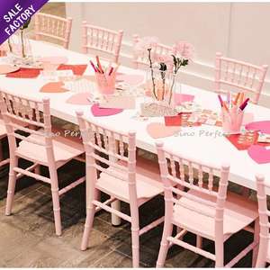 Outdoor Furniture Colorful Plastic Resin Stackable <b>Dining</b> Party Furniture <b>Chairs</b> for Kids Event - Product Image 1