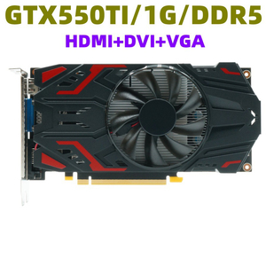การ์ดจอแยก GTX 550Ti <span class=keywords><strong>1GB</strong></span> 128-bit GDDR5 ของแท้ใหม่เอี่ยม พร้อมพัดลมระบายความร้อน สำหรับคอมพิวเตอร์ตั้งโต๊ะ - Product Image 1
