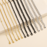 Collier en acier inoxydable de différentes tailles, directement de l'usine, chaîne cubaine, collier ras du cou, bijoux hip-hop, collier de clavicule personnalisable