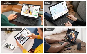 Gloednieuwe 14 Inch 32Gb Geen Ssd Optionele Tablet Laptop 2 In 1 Draagbare Tablet Laptop Met Private Label