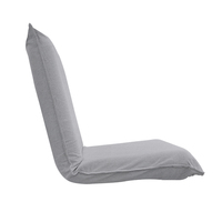 Chaise longue de sol de luxe au design nordique pour l'extérieur, avec dossier, pliable et portable, style tatami