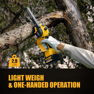 Máy cưa xích mini không dây F.EASYD Spot Stock 8 inch OEM, dùng cho gia đình, động cơ không chổi than, dùng cho làm vườn, có tùy chọn sạc. - Product Image 6