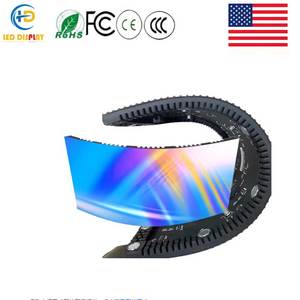 Módulo de Pantalla LED Flexible para Interiores, Pantalla de <span class=keywords><strong>Video</strong></span> Curva y Flexible para Publicidad y Señalización Digital Creativa - Product Image 1