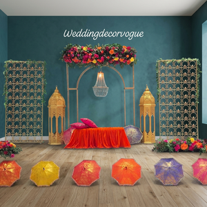 Backdrop Stand Iron Wedding Event Party <b>Frame</b> <b>Arch</b> Golden Wedding <b>Frame</b> Iron <b>Arch</b> for Hotel Banquet Decoration Supply - Product Image 2