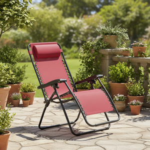 थोक शून्य गुरुत्वाकर्षण कुर्सी हल्के लाउंज कुर्सी आउटडोर समुद्र तट रिक्लियर फोल्डिंग सन लाउंज कुर्सी - Product Image 1