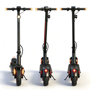 Patinete Eléctrico de Dos Ruedas de 10 Pulgadas para Viajes, Equipado con Neumáticos Tubeless de 750w 48v 13ah, Motor ES1024 de 750W Pro - Product Image 3