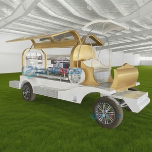 Classic HorseTowable Funeral Hearse New Customised High Quality Electric Funeral Hearse Cart Special Transportation - Product Image 1
