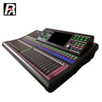 Console de mixage audio DJ professionnelle PA à écran tactile M32 Plus 32 canaux en métal avec égaliseur complet, MIDI personnalisé, synchronisation personnalisée, sortie mono, 2 sorties stéréo