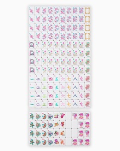 Tuiles <span class=keywords><strong>de</strong></span> Mahjong américaines en acrylique à 4 couches, motif bonbons et crème glacée, 160 pièces, pour jeux à domicile ou Mahjong du dimanche - Product Image 4