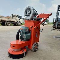 Ponceuse à béton de qualité professionnelle - Machine manuelle de ponçage et de polissage de sols avec moteur et boîte de vitesses de bonne qualité