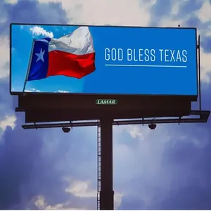 P6 6.67 mét P8 P10 1 phía trước dịch vụ kỹ thuật số biển Ngoài trời <span class=keywords><strong>LED</strong></span> quảng cáo Màn hình hiển thị biển quảng cáo Đăng - Product Image 2