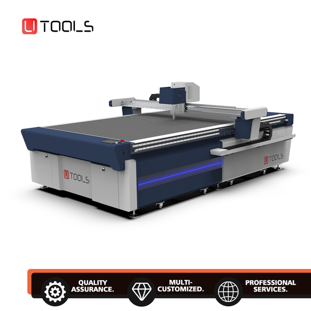 Utools CNC Oscillating Knife Cardboard 1625 Graphtec Vinyl Cutter 3D-Card Carton Paper Cutting Machine