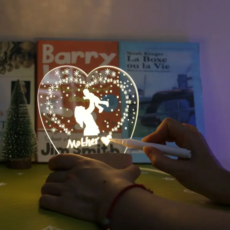 Night light photo customization romantic birthday women gift set for girlfriends