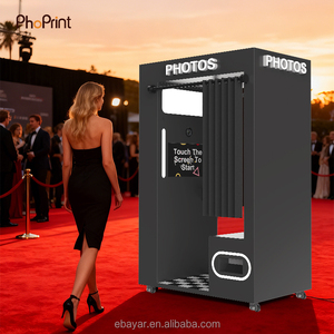 Cabina de Fotos Portátil Cerrada con Funciones Digitales para Fiestas - Product Image 4