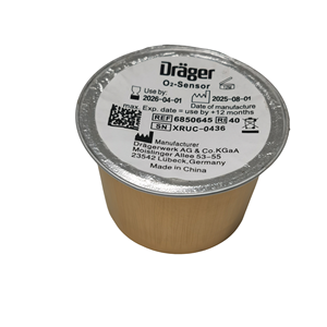 Capteur d'oxygène médical Drager 6850645 pour appareil d'anesthésie respiratoire Evita2/Evita4/Fabuis, précision de 0,1 %, certifié ROHS - Product Image 1