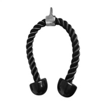 Corde de triceps en acier robuste, antidérapante, pour tractions latérales à domicile et en salle de sport commerciale, logo personnalisé disponible