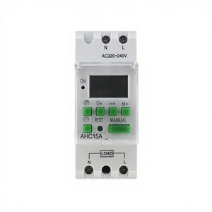 LCD Digital Electric Smart Programmable <b>Timer</b> <b>Switch</b> AHC30A 24 Hours Weekly Automatic Control Battery Powered IP44 Copper 16A - Product Image 4
