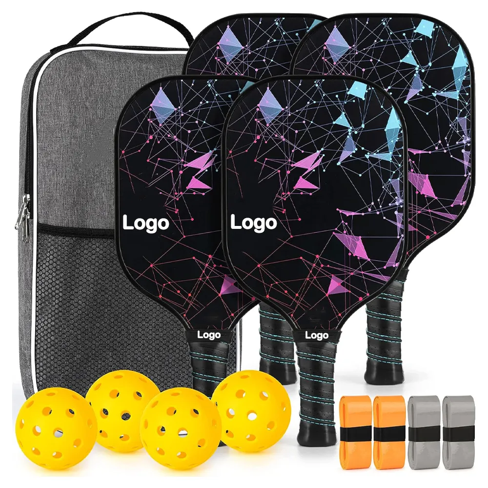 Low MOQ Thermoformed Pickleball Paddle Custom Logo USA Approved T700 Pickleball Paddle Edge Guard Pro Pickleball Paddle