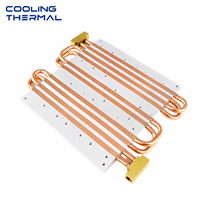 Plaque de refroidissement liquide sur mesure usinée CNC, de précision, pour refroidissement par eau