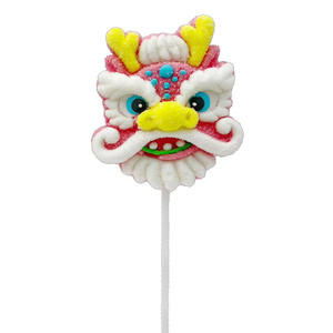 Sucettes artisanales en gros, friandises exotiques, bonbons, sucettes chinoises dansant le <span class=keywords><strong>lion</strong></span>, 20g/pièce - Product Image 3