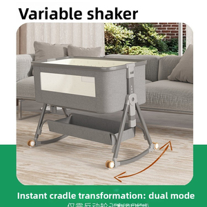 Cuna Portátil Multifuncional para Bebé - 2 en 1, Cambiador, se Convierte en Cama Grande, Plegable para Recién Nacidos de 0 a 36 Meses - Product Image 4