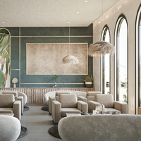 Ensemble de mobilier hôtelier sur mesure pour toute la maison, design intérieur moderne sur mesure, projet complet pour les hôtels-villas et les hôtels-appartements