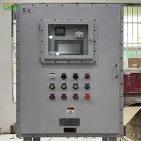 Ensemble complet d'armoires antidéflagrantes industrielles, boîtes antidéflagrantes, panneaux de commande électriques antidéflagrants
