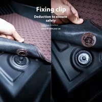 RongFang LingFang Custom Fit Double Optimus pour Highlander Spécial pour Toyota pour Rav4 Tapis de voiture en matériau TPE
