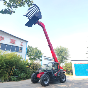 עיצוב חדש מנוע דיזל מנוע דיזל 75 כ "ס מטפל מלגזה טלסקופי 4 גלגל נסיעה - Product Image 4