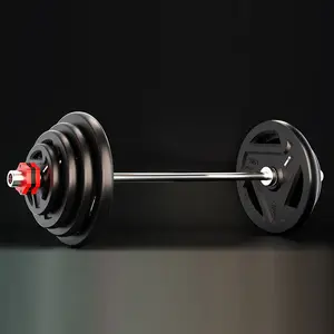 Cạnh Tranh tạ tiêu chuẩn Bumper tấm 40kg 45lb pounds Barbell phòng tập thể dục gang trọng lượng tấm thiết lập