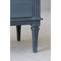 Poitrine maquillage printemps bleu en bois massif chambre à coucher commode blanc vintage ensembles