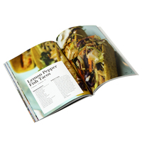 Usine de Ningbo - Livre de recettes personnalisé avec couverture rigide - Livre de recettes en couleur - Impression CMYK - Relié - Livre de cuisine OEM