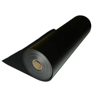 Venda quente fogo-retardador plástico 0.5mm 1mm preto pp plástico folha rolos corte a laser