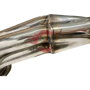 Collecteur d'échappement Vortex en acier inoxydable 304 à longueur égale pour Mercedes-Benz C63 W204 6.2L V8 2008-2015 avec bouclier thermique, fixation par boulons - Product Image 4