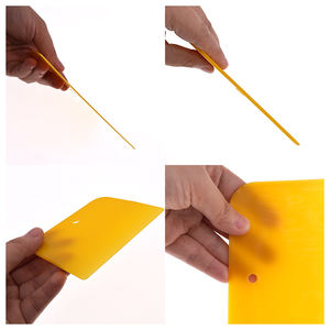 3 pezzi per la pulizia dei vetri per auto in PP raschietto per finitura spargitori di plastica per l'applicazione di stucchi - Product Image 5