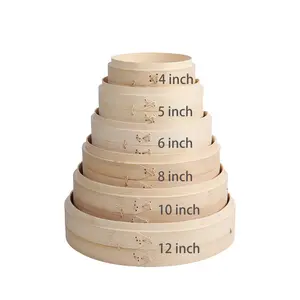 Manufacturer wholesale Eco friendly customized logo 10 inch handmade Natural Bamboo food steamer cooker