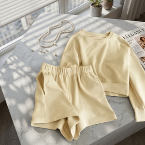 Conjunto Deportivo <span class=keywords><strong>de</strong></span> Verano para <span class=keywords><strong>Mujer</strong></span> <span class=keywords><strong>de</strong></span> Alta Calidad, con Logotipo <span class=keywords><strong>de</strong></span> Diseñador Famoso, Sudadera y Pantalones Cortos <span class=keywords><strong>de</strong></span> Algodón, Traje <span class=keywords><strong>de</strong></span> Dos Piezas para Hacer Ejercicio - Product Image 3