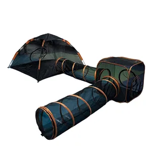 AromaNano Relied OEM/ODM Factory Supplier Outdoor Collapsible Pet Cat Tunnel Toy Foldable Cat Play Tunnel