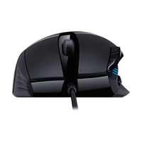 Souris de jeu filaire Logitech G402 Hyperion Fury, design ergonomique pour droitier, moteur Fusion, 500 IPS, 4000 DPI, 8 boutons programmables