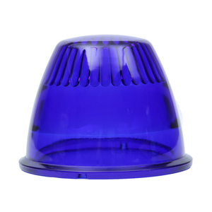 Fornitura di Paralumi in Vetro Blu Colorato Personalizzati, Coperture a Cupola in Vetro Pressato Antideflagrante per Piste Aeroportuali - Product Image 2
