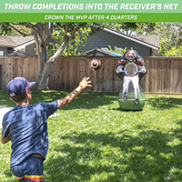 Cible gonflable de jeu de lancer de touchdown de récepteur de défi de football d'homme de PVC